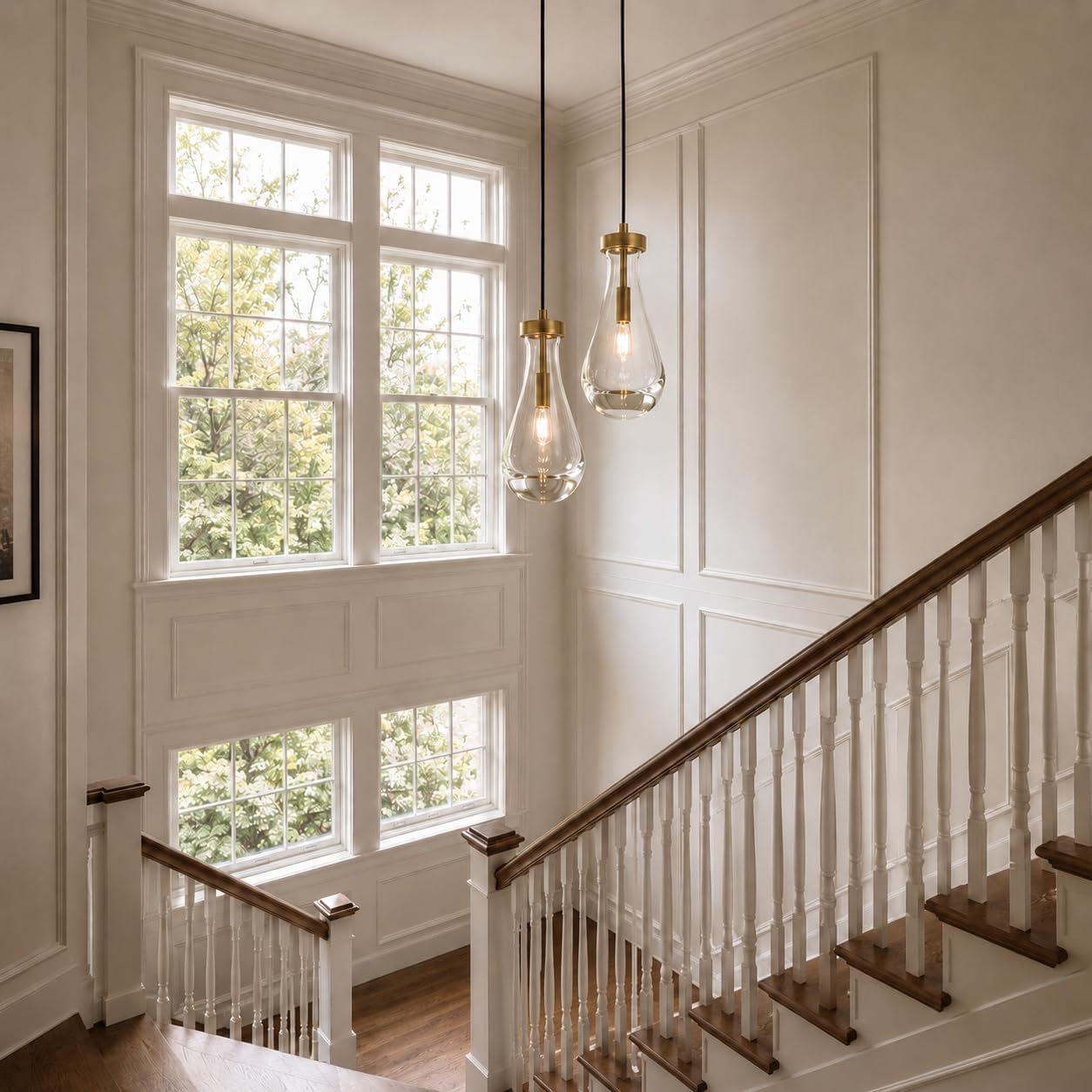Modern Gold Teardrop Pendant Light - Crystal Raindrop Dimmable Chandelier - Image 7
